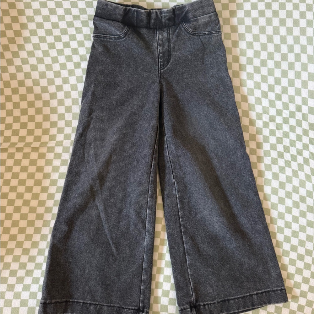 H&M Black Wide-Leg High-Rise Jeans